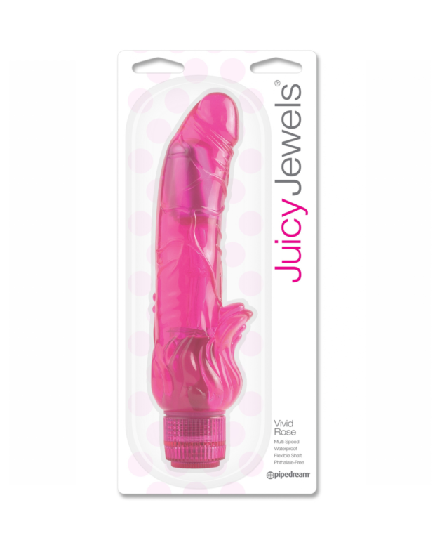 Vivid Rose Juicy Jewels | Vibrador Rabbit Impermeable