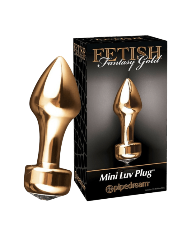 Mini Luv Plug Fetish Fantasy Gold | Plug Anal de Metal